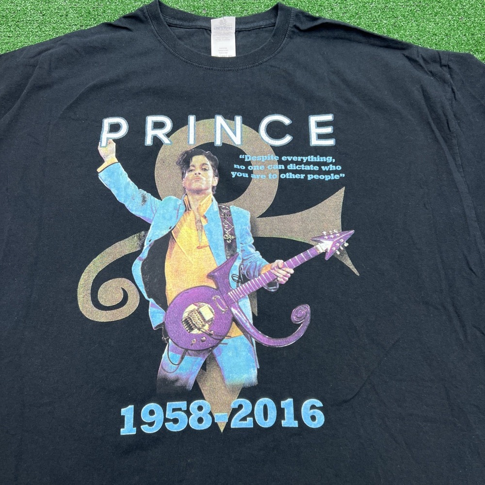Prince 1958-2016 Despite Everything Black T-Shirt Mens Size 3XL‎